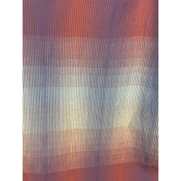 Tommy Bahama Red & Blue Ombre Cotton Silk Blend Button Up Shirt SMALL - Picture 5 of 8